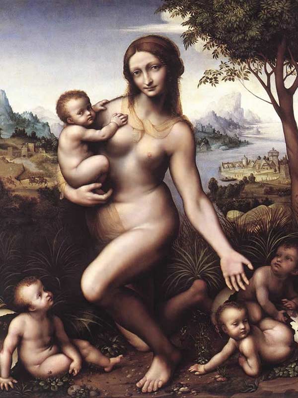 Leonardo da Vinci. Leonardo da Vinci. . Leda and swan.  . 
